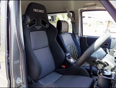 RECARO（レカロシート） HONDA バモス ホビオ プロ HJ1にレカロ SR-7