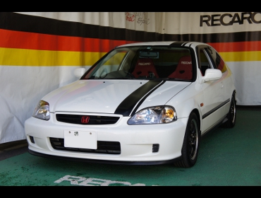 HONDA@ivic@EK3iRiji2000Nj@Ɂ@RECAROiJj@SR-6@KK100S@RED@~E@