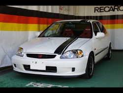 HONDA@ivic@EK3iRiji2000Nj@Ɂ@RECAROiJj@SR-6@KK100S@RED@~E@