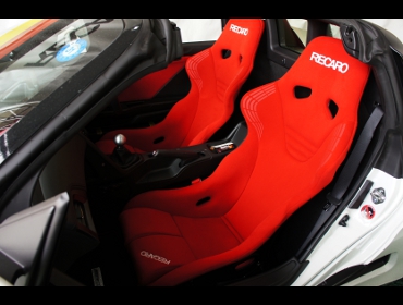 RECARO（レカロシート）　HONDA　S660　JW5　に　RECARO（レカロ）　RS-GS　RED　シートヒーター付き　&　RS-GS　RED　装着