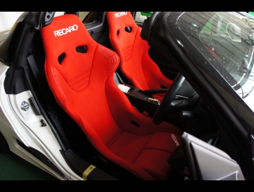RECARO（レカロシート）　HONDA　S660　JW5　に　RECARO（レカロ）　RS-GS　RED　シートヒーター付き　&　RS-GS　RED　装着