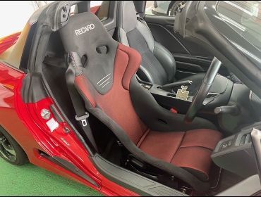 HONDA@S660i2015Nj@Ɂ@RECAROiJj@RS-G@GK@BK/RED@