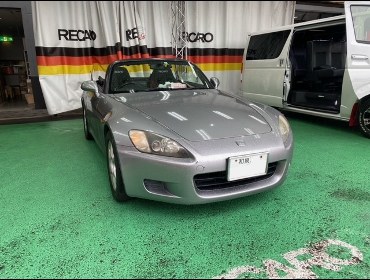 HONDA@S2000@AP1i1999Nj@Ɂ@RECAROiJj@RS-G@GK@BK/RED@~E@