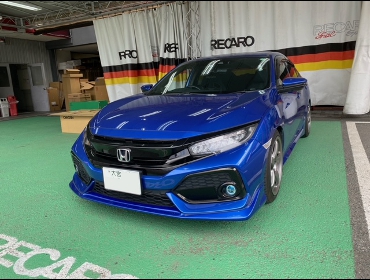 HONDA@VrbN@FK7i2018Nj@Ɂ@RECAROiJj@SR-7@GK100@BK/RED@V[gq[^[t@