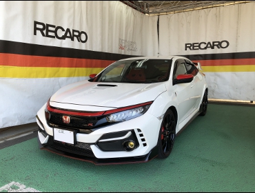 HONDA@CIVIC@FK8i2020Nj@Ɂ@RECAROiJj@RS-GS@RED@