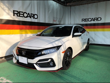 HONDA@CIVIC@FK8i2020Nj@Ɂ@RECAROiJj@RS-GS@RED@