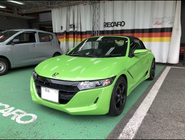 HONDA@S660i2020Nj@Ɂ@RECAROiJj@TS-G@GK@BK/BK@V[gq[^[t@