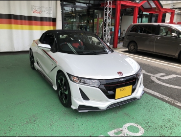 HONDA@S660@JW5i2016Nj@Ɂ@RECAROiJj@TS-G@GK@BK/RED@V[gq[^[t@