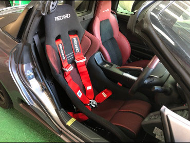 HONDA@S660@Ɂ@RECAROiJj@TS-G@GK@BK/RED@@RECARO~TRIAL@4_V[gxg@