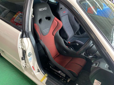 HONDA@CeO@DB8i1999Nj@Ɂ@RECAROiJj@RS-G@GK@BK/RED@