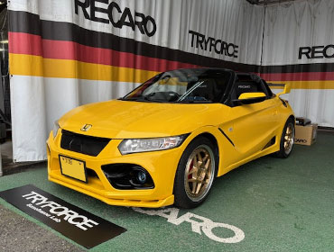 HONDA@S660@3BA-JW5i2015Nj@Ɂ@RECAROiJj@RS-G@GK@BK/RED@V[gq[^[t@