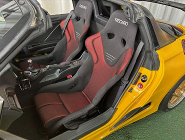 HONDA@S660@3BA-JW5i2015Nj@Ɂ@RECAROiJj@RS-G@GK@BK/RED@V[gq[^[t@