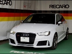 Audi　RS3　に　RECARO（レカロ）　SR-7　Lassic　シートヒーター付き　BK　装着