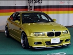 BMW　M3　E46（2002年）　に　RECARO（レカロ）　TS-G　GK　BK/SIL　＆　SP-G�V　装着