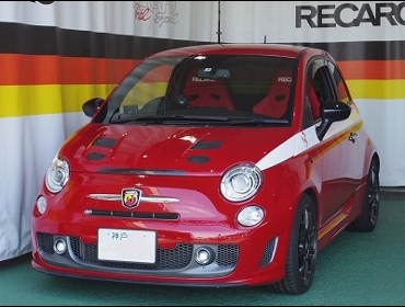 ABARTH@595@c[Y@Ɂ@RECAROiJj@SR-6@KK100S@RED@~2r@