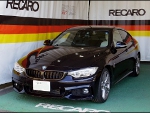 RECARO（レカロシート）　BMW　435i　グランクーペ　F32　に　RECARO（レカロ）　RS-G　CL　シートヒーター付き　装着