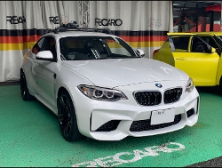 BMW@M2@CBA-IH30i2017Nj@Ɂ@RECAROiJj@RS-G@GK@BK/SIL@V[gq[^[t@