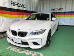 BMW@M2@F87i2018Nj@Ɂ@RECAROiJj@NXX|[cX^[@GK100H@BK/u[@~E@