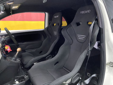ABARTH500@312141i2017Nj@Ɂ@RECAROiJj@RS-G@GK@BK/BK@~E@