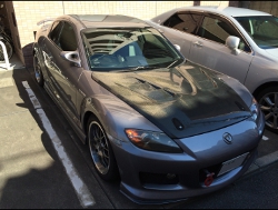 RECAROiJV[gj@MAZDA@RX-8@SE3PɃJ@SR-7 SK100@BK/SIL@@SR-7F SK100@BK/SIL@