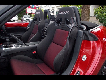 Recaro レカロシート Mazda ロードスター Ndにレカロ Sr 7f Sk100 Bk Red 2脚