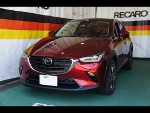 MAZDA@CX-3i2019Nj@Ɂ@RECAROiJj@SR-7F@Lassic@RED@~E@