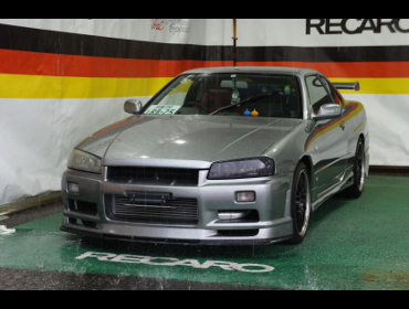 NISSAN@XJCC@ER34@Ɂ@RECAROiJj@SR-7@KK100@RED@