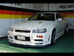 NISSAN@XJCC@GT-R@BNR34@Ɂ@RECAROiJj@SR-7@@AhoXGfBV2019@RED@~E@