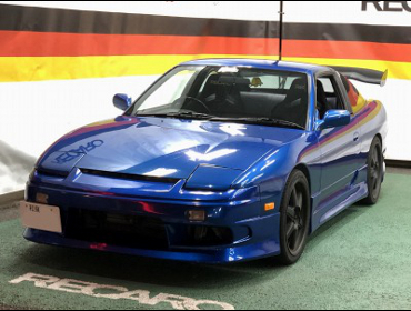 NISSAN@180SX@KRPS13i1991N2j@Ɂ@RECAROiJj@SR-7@KK100@BK@~E@