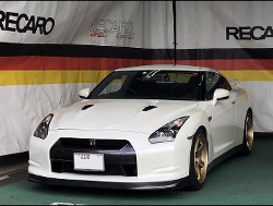 NISSAN@GTR@R35i2008Nj@Ɂ@RECAROiJj@SR-7@KK100@BK@V[gq[^[t@