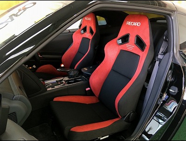 NISSAN 35GT-R に RECARO（レカロ） SR-7 GU100H RED シートヒーター ...