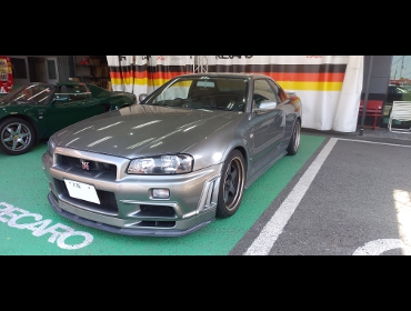 NISSAN@XJCC@R34i2002Nj@Ɂ@RECAROiJj@RS-_G@GK@BK/SIL@