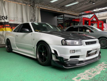 NISSAN@XJCCGTR@BNR34@Ɂ@RECARO(Jj@PRO RACER@RMS@2700G@~E@