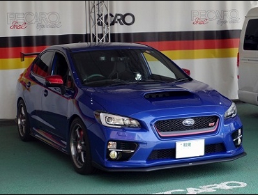 SUBARU@WRX@STi@VAB@2016N@Ɂ@RECAROiJj@X|[cX^[LL100HU[SE@BKU[/REDXeb`@~2r@