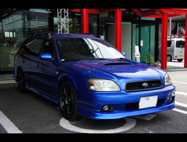 SUBARU@KVB@TOURING WAGON@BH5iD^ji2003Nj@Ɂ@RECAROiJj@SR-6@GK100S@BK/SIL@