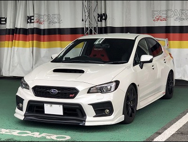 SUBARU@WX@STI@VAB@Ɂ@RECAROiJj@SR-6@KK100S@RED@