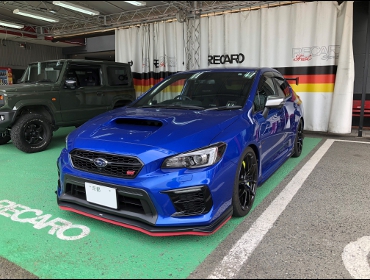 SUBARU@WRX@STI@VABi2019Nj@Ɂ@RECAROiJj@RS-G@GK@BK/RED@V[gq[^[t@