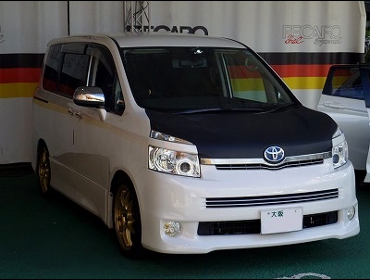 TOYOTA@VOXY@ZRR70W@Ɂ@RECAROiJj@SR-7@GK100@BK/u[@