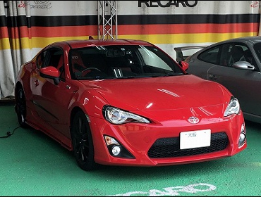 TOYOTA@86@ZN6i2015Nj@Ɂ@RECAROiJj@SR-7@KK100@RED@