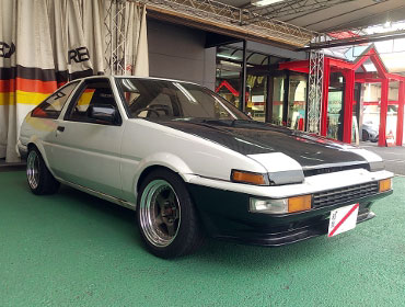 TOYOTA@Xv^[gm@AE86i1984Nj@Ɂ@RECAROiJj@SR-7@GK100@BK/RED@