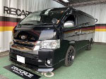 TOYOTA ハイエース TRH214W(2017年) に RECARO(レカロ) SR-C BK100 BK/BK プレミアム仕様 装着