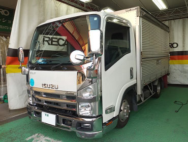 ISUZU@Gt@NLR85ANi2008Nj@Ɂ@RECAROiJj@LX-F@TR@NN@V[gq[^[t@